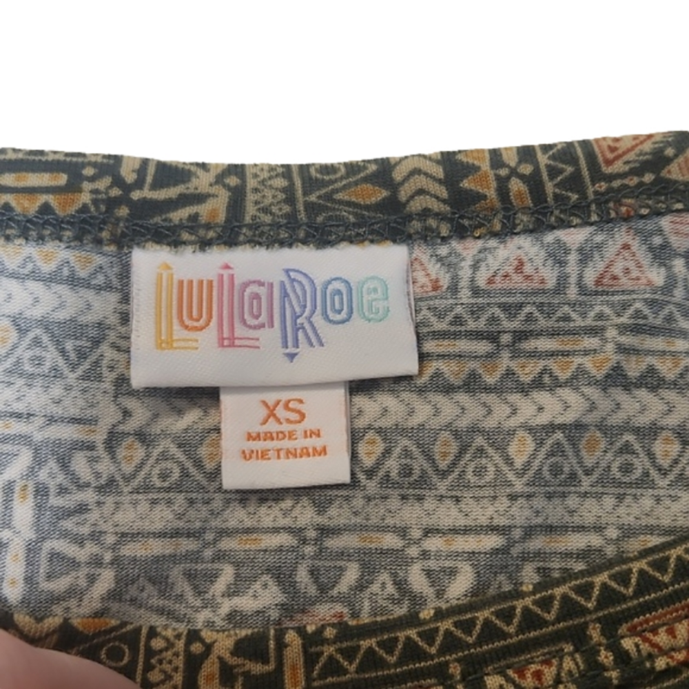 NWT LulaRoe fitted jersey dress, size XS - Picture 8 of 8
